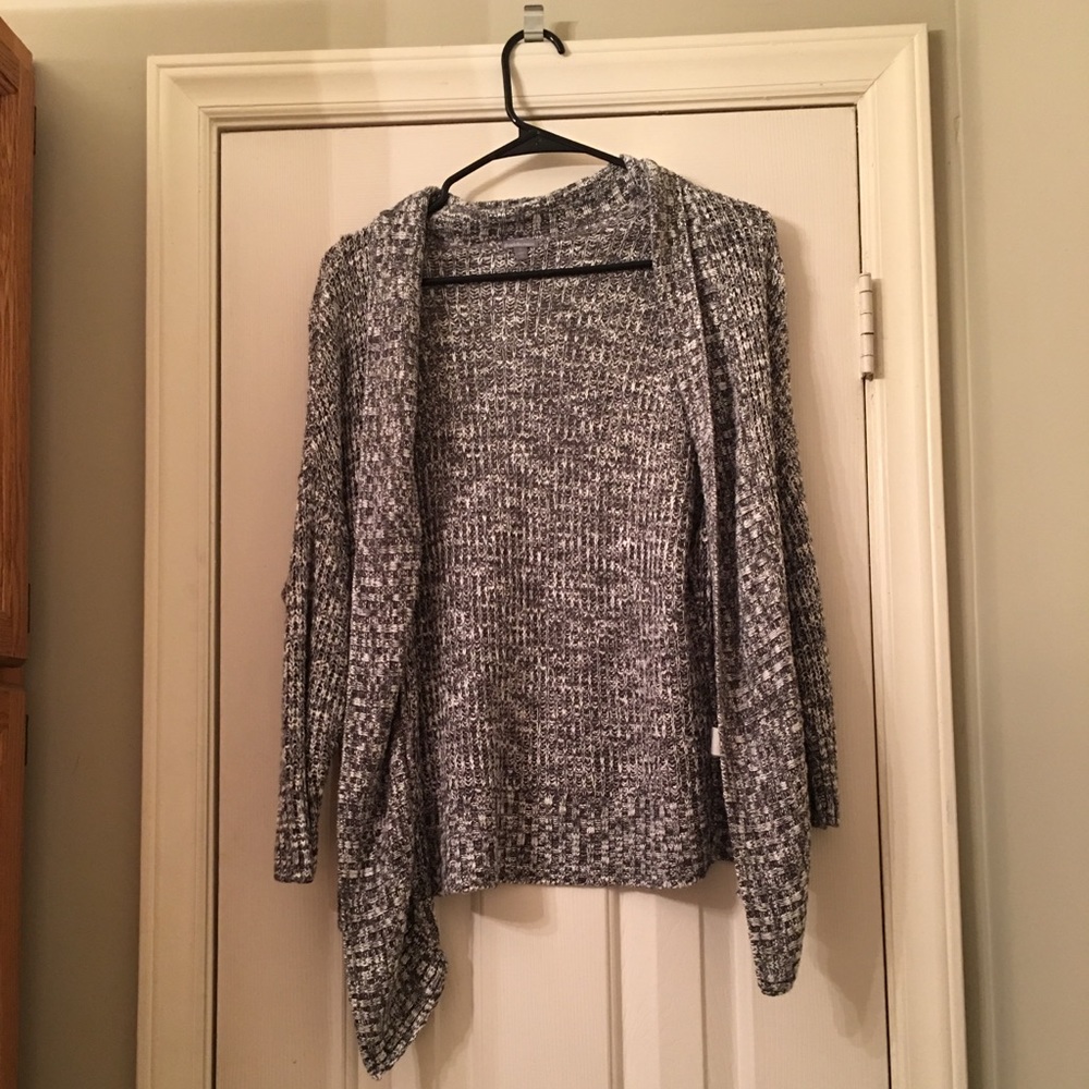 Gray cardigan